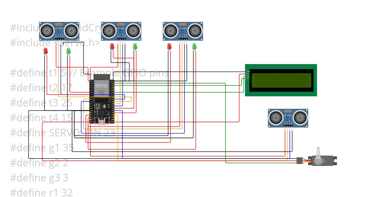 SMART PARKING SYSTEM  simulation