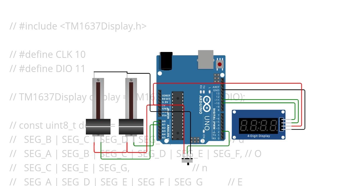 TM1637-ALL.ino simulation