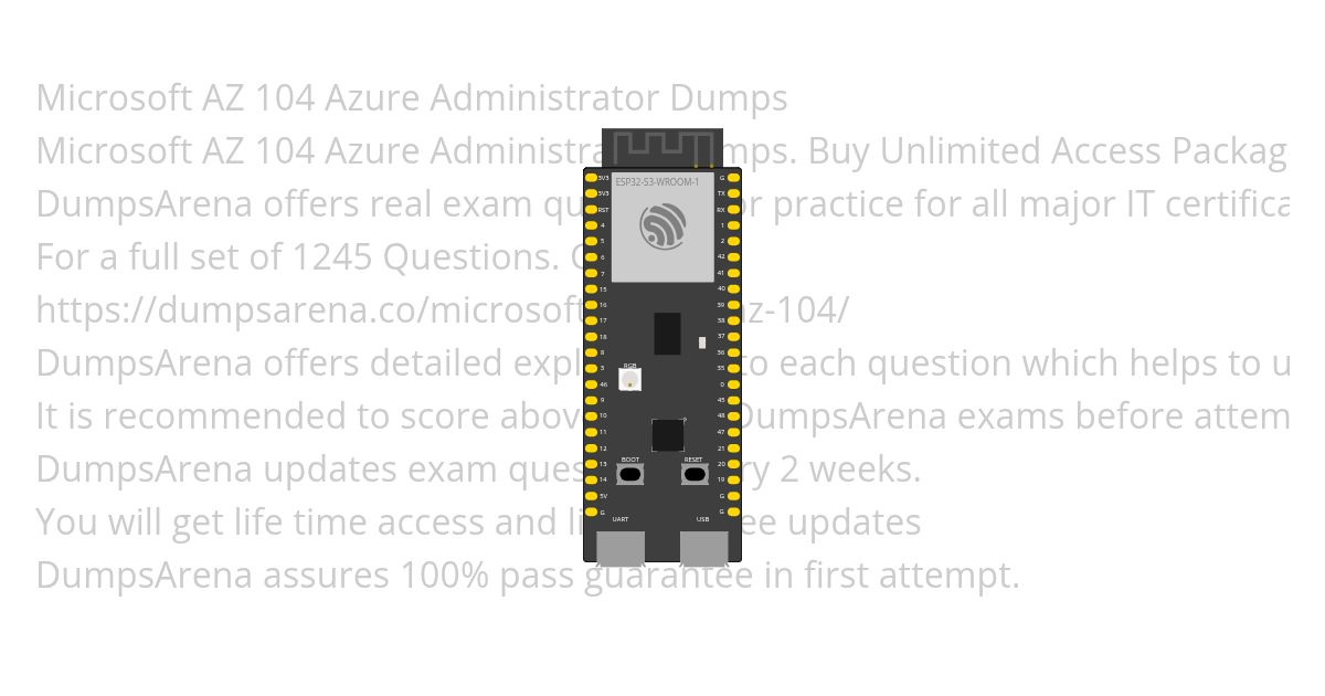 Microsoft AZ 104 Azure Administrator Dumps simulation