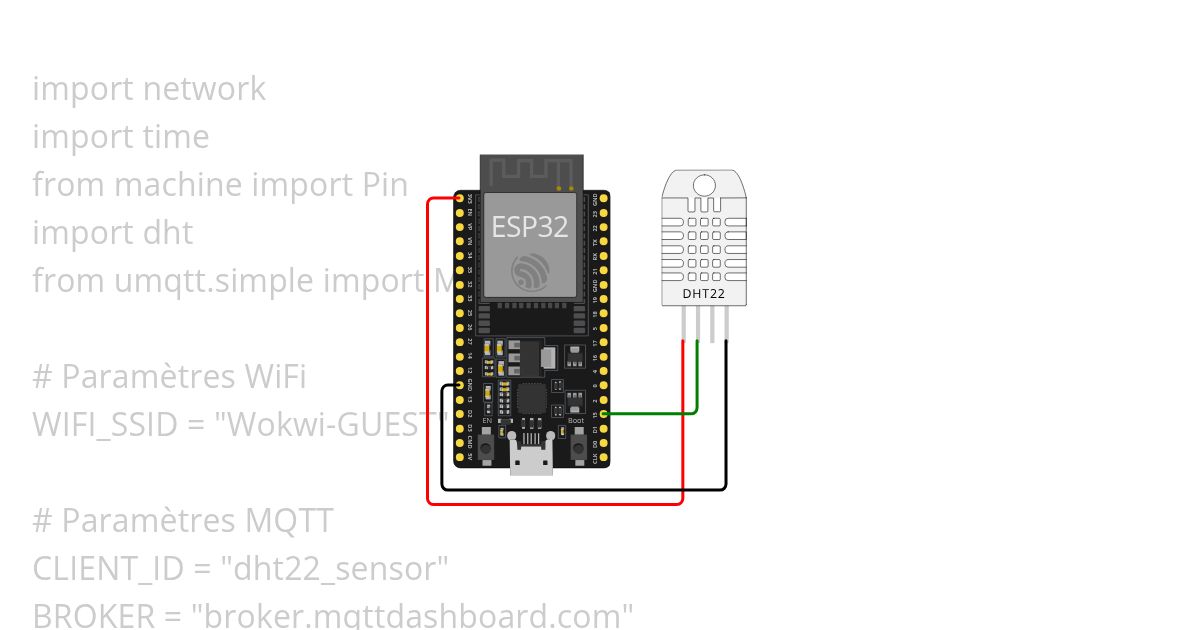 MicroPython MQTT Station (ESP32)  SMP simulation