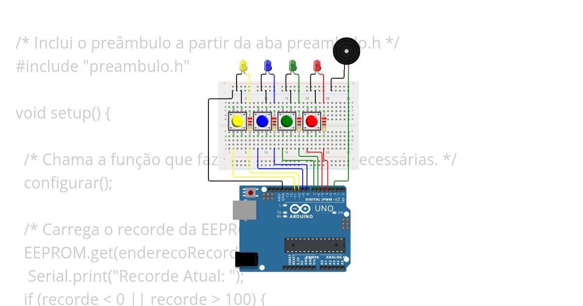 Projeto Genius Copy simulation