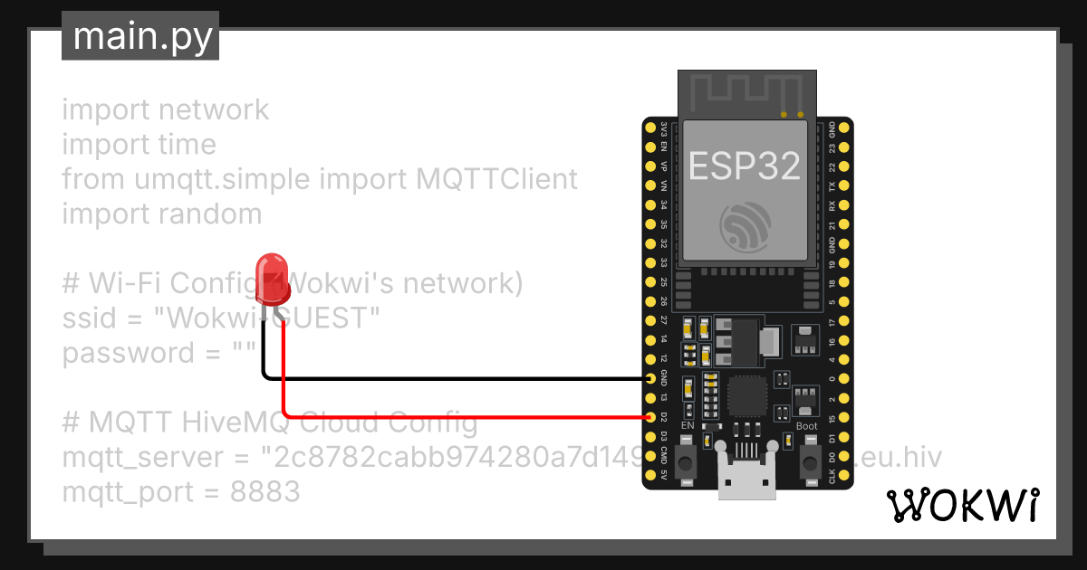 Wokwi online esp32 stm32 arduino simulator