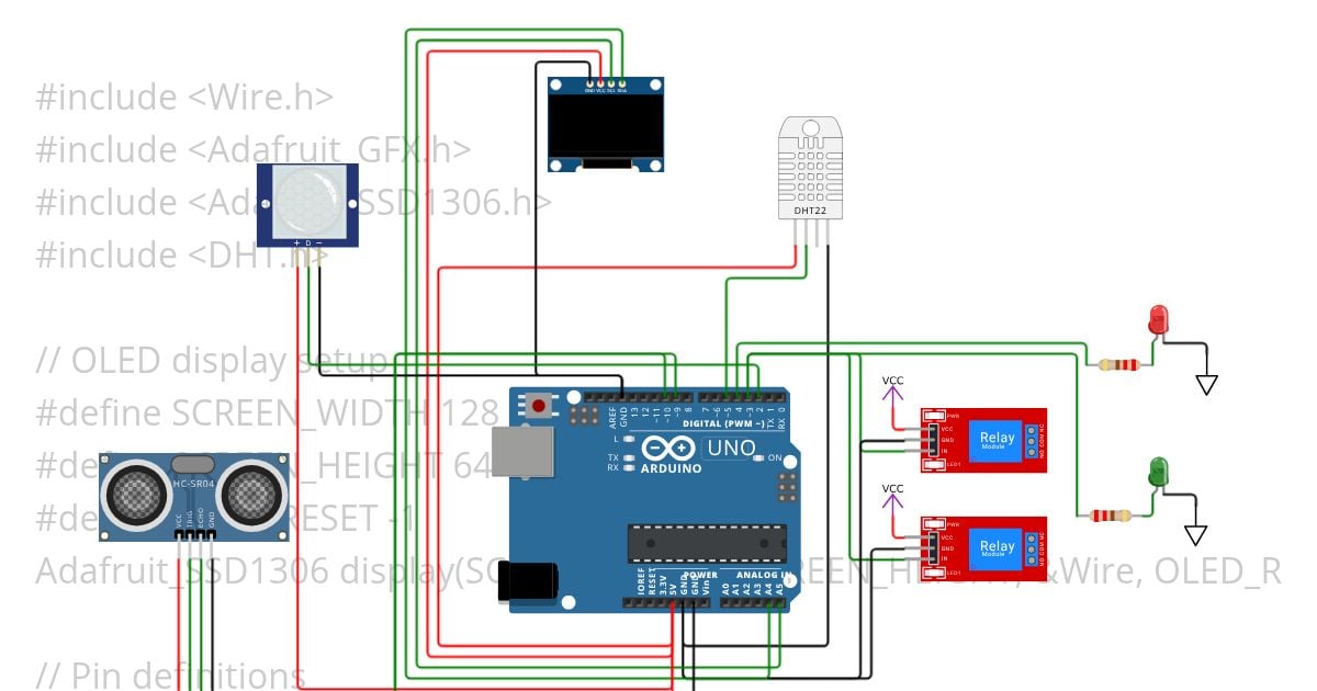 Garage door opener simulation