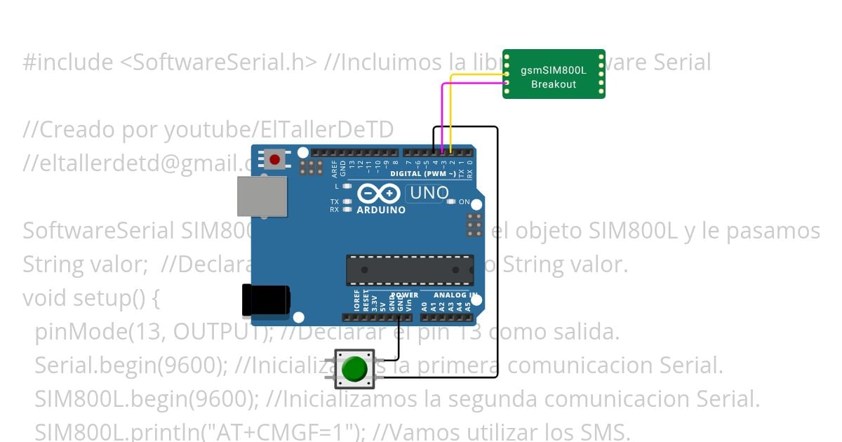 RECIBIR MENSAJE simulation