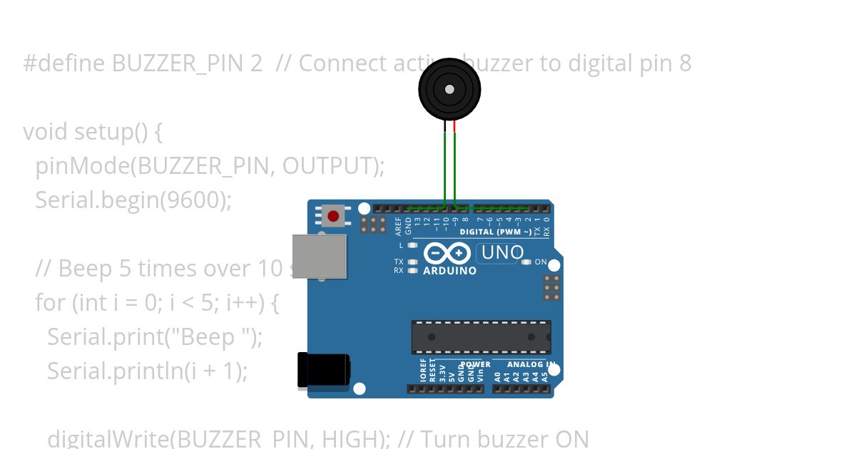 Buzzer Copy simulation