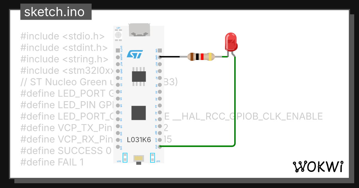 Wokwi online esp32 stm32 arduino simulator