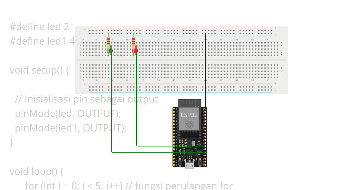 ESP32-led_Output simulation