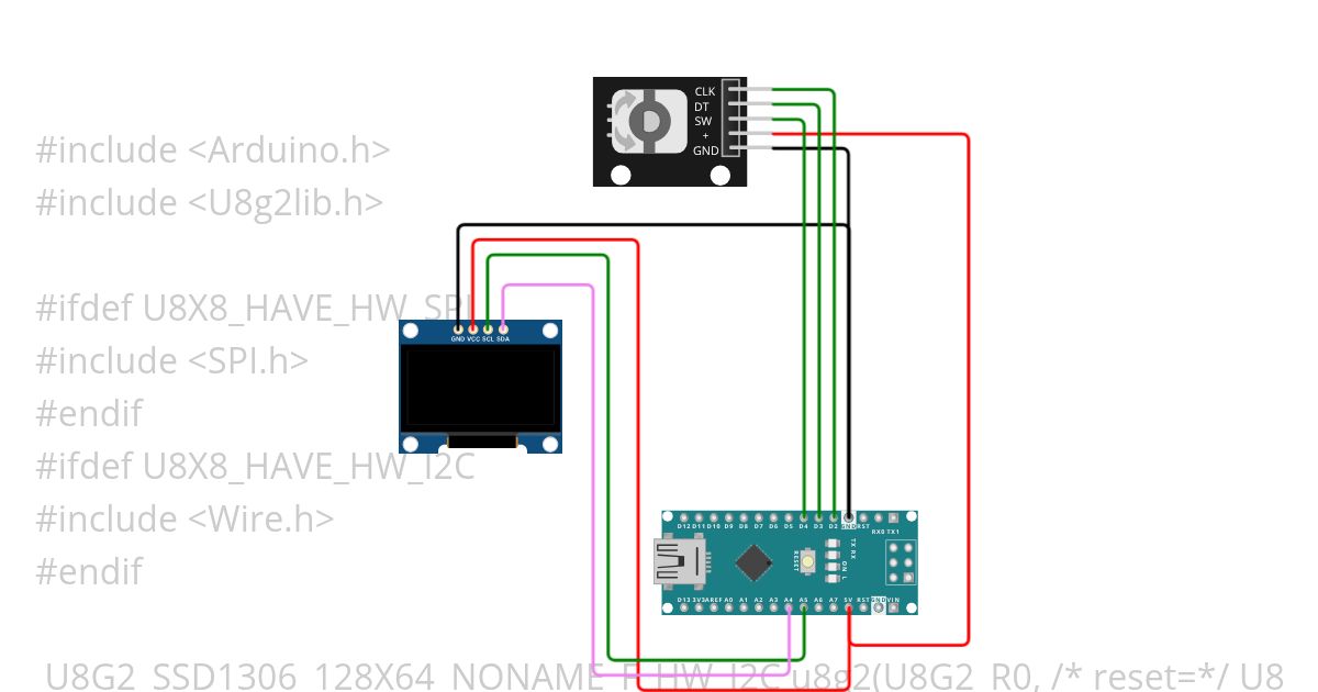 I2c Display simulation