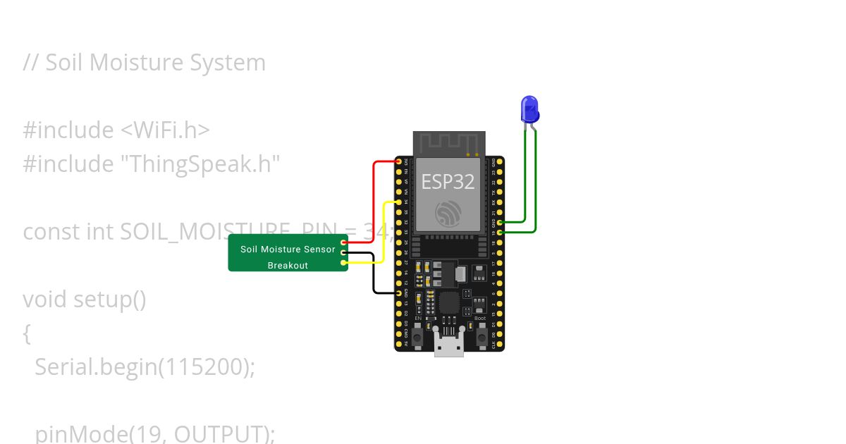 Soil moisture sensor-esp32 simulation