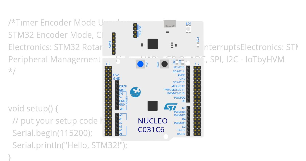 NucleoC031C6_Arduino simulation