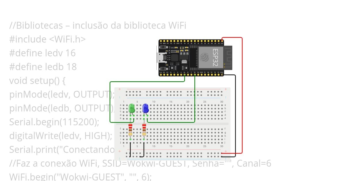 RSS ex2 esp32 conexao wifi simulation