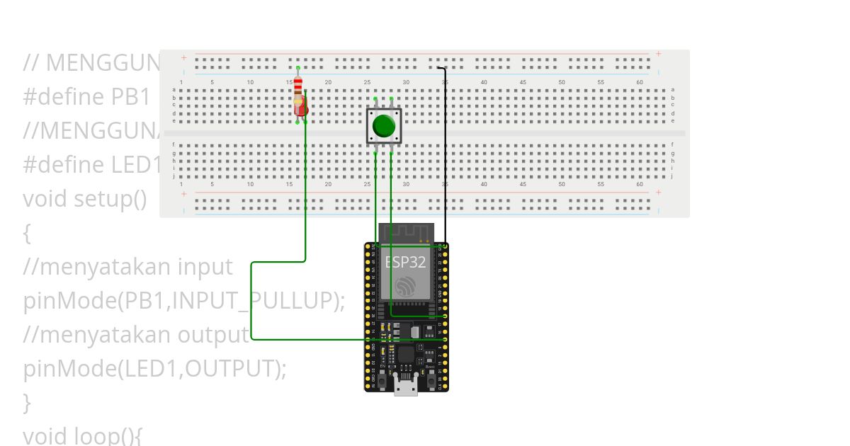 Esp32_PushButton simulation