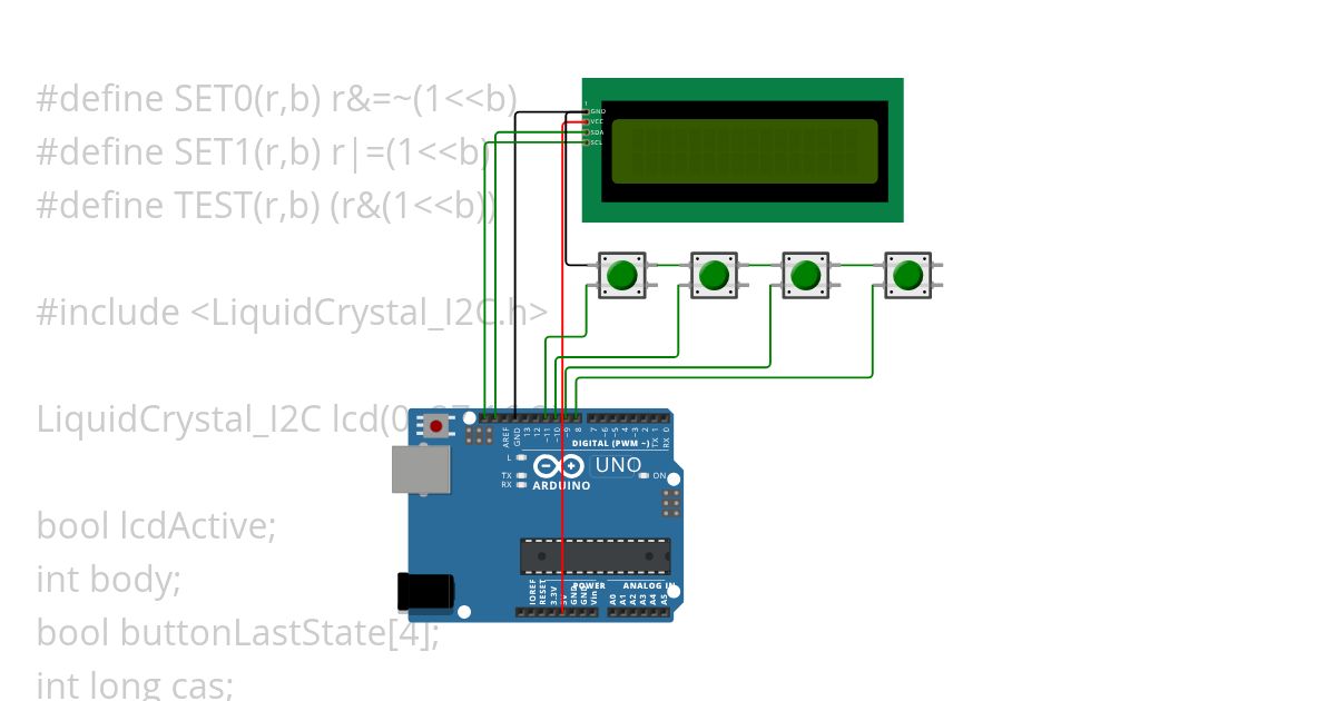 Pinchange + buttons simulation