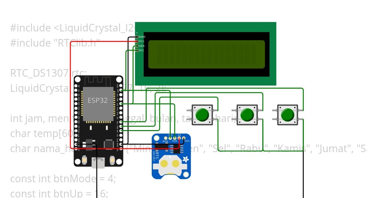 Jam_Digital_RTC Button simulation