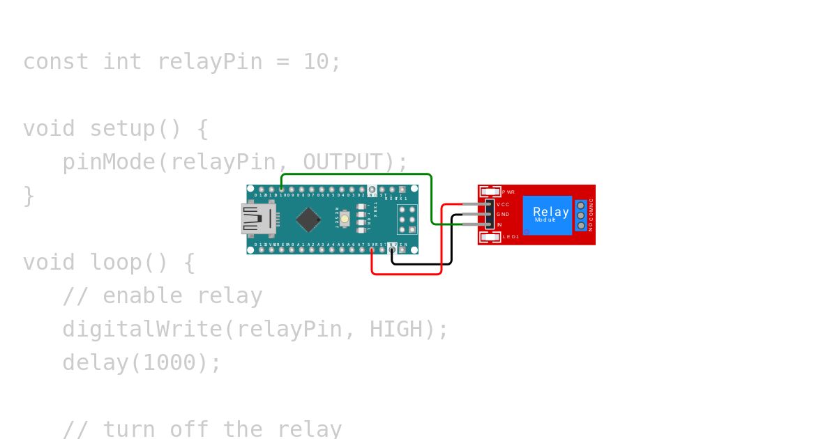 Module Relay  simulation