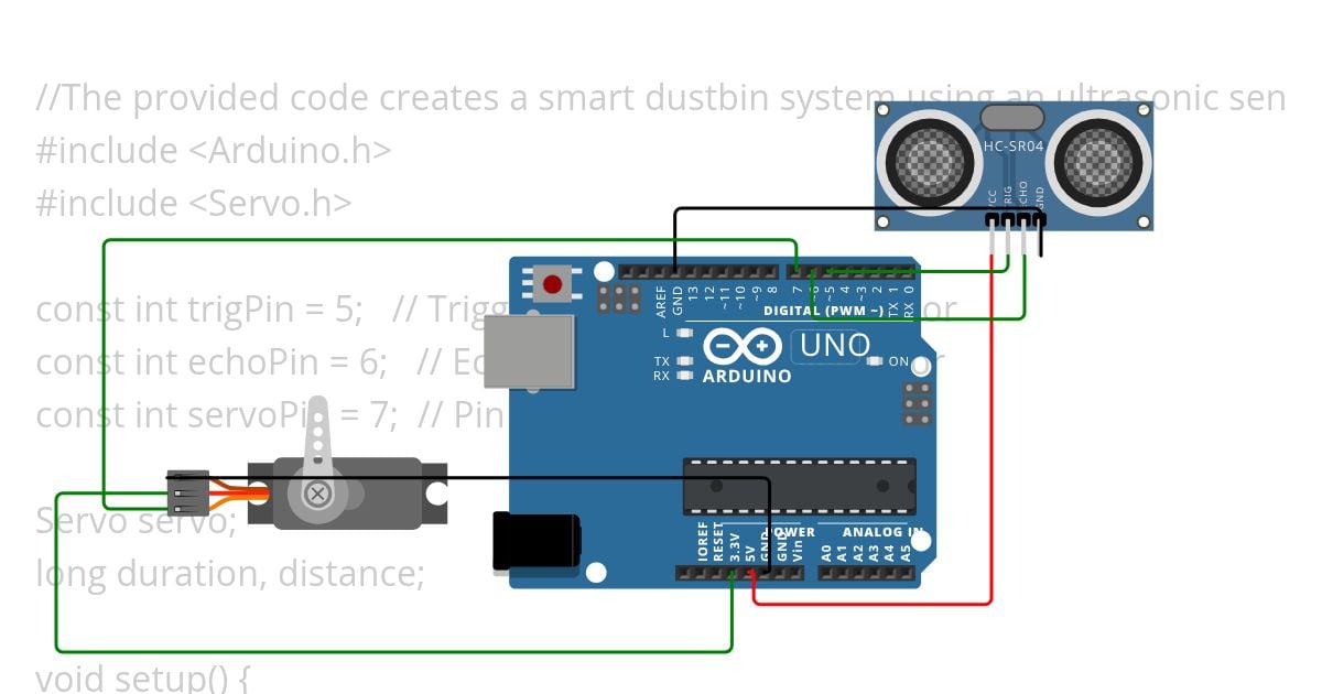 smart-dustbin  simulation