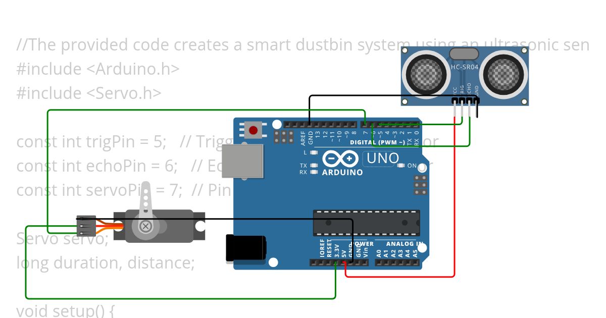 smart-dustbin  simulation