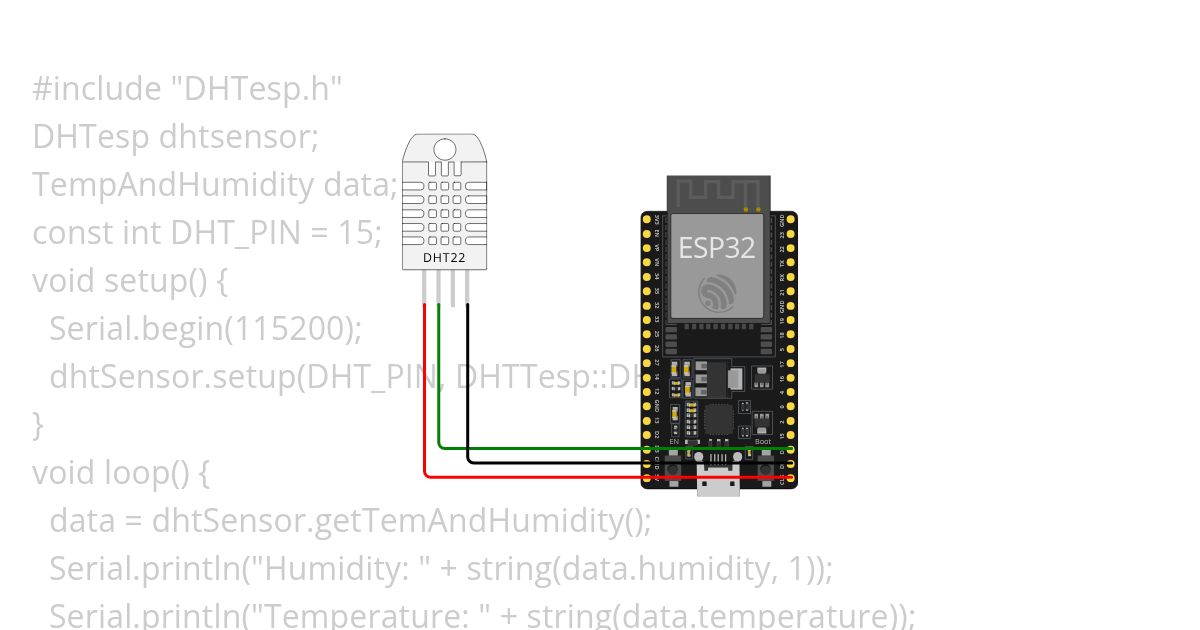 DHT SENSOR PROJECT 3 simulation