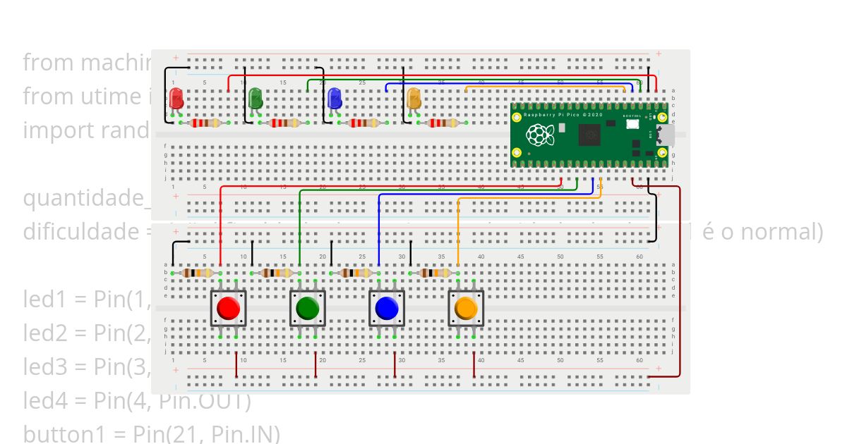 Jogo da memória simulation