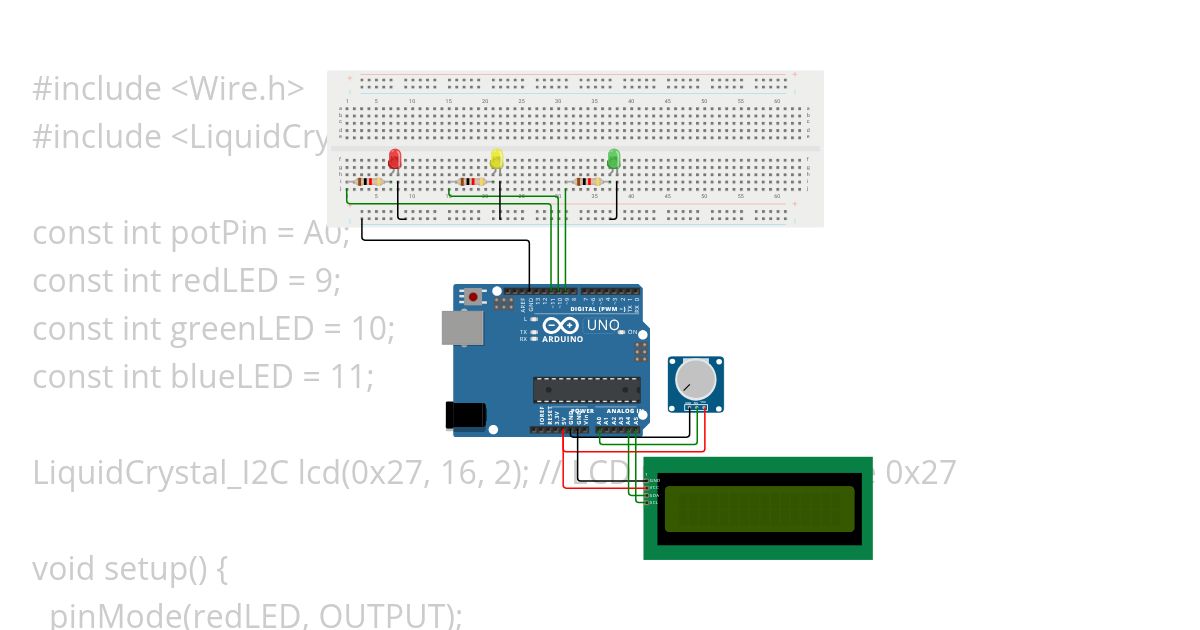 Stimmungsampel LCD simulation