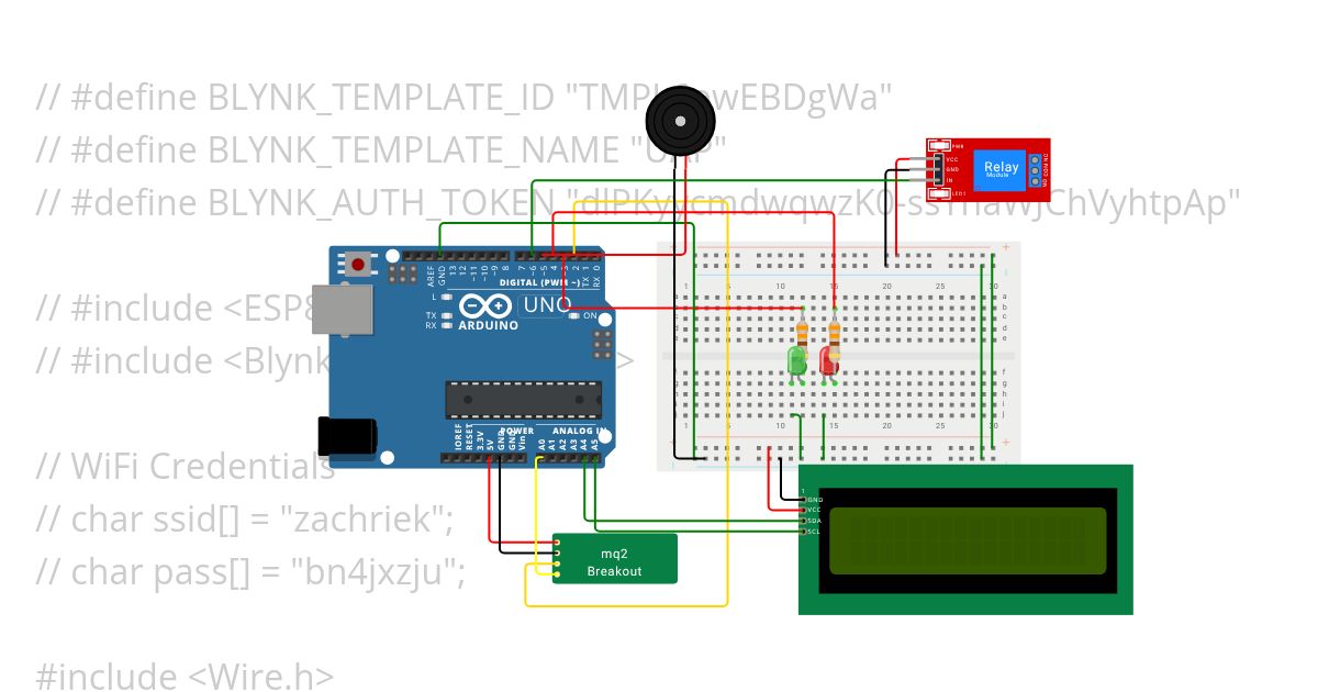 Sistem Pencegahan Kebakaran simulation