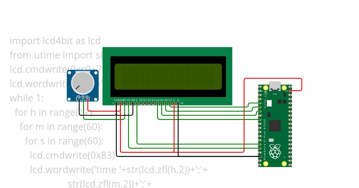lcd 4bit intro simulation