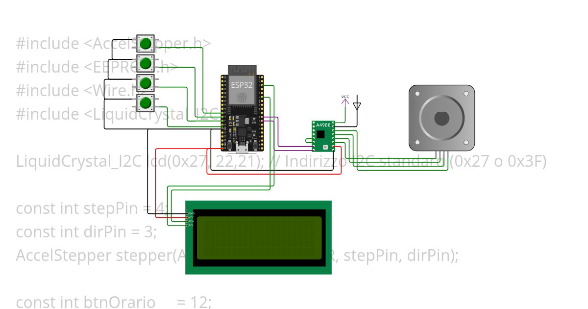 posizionatoreesplcdi2c simulation