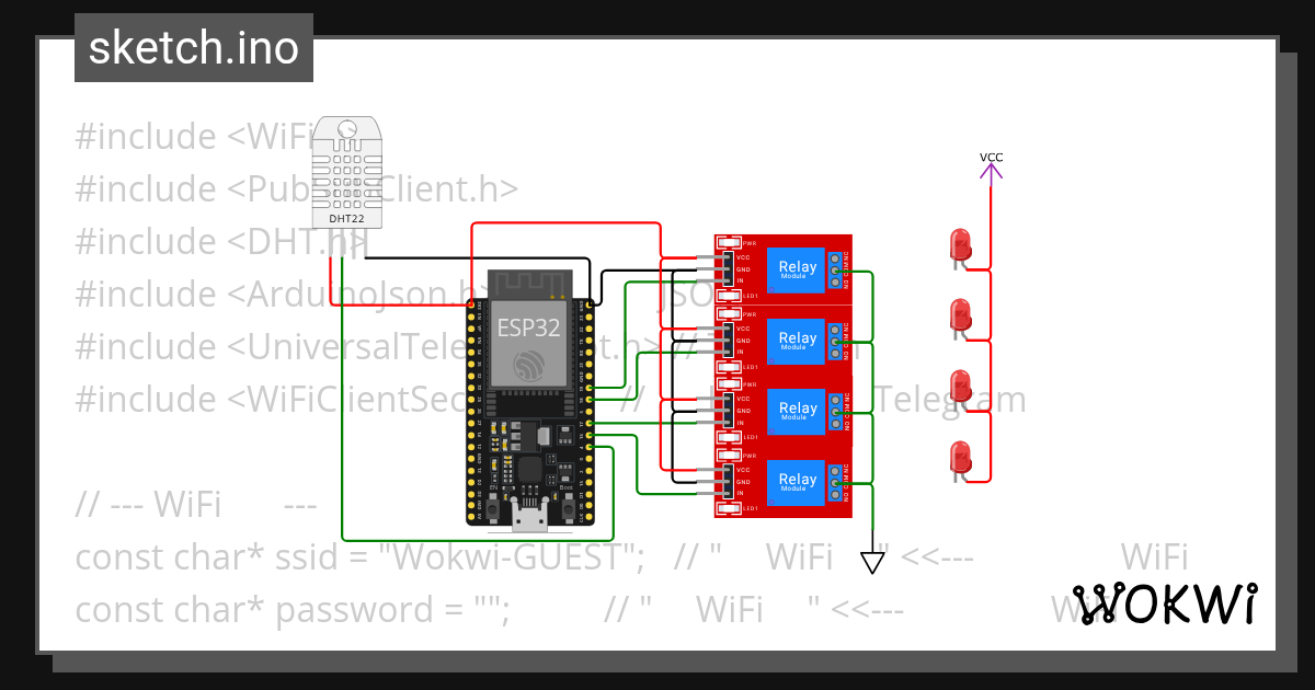 Wokwi - Online ESP32, STM32, Arduino Simulator