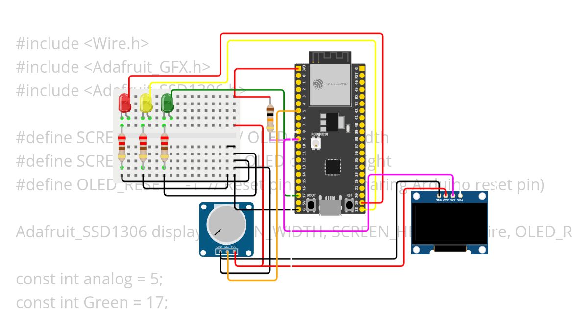 ESP32 Arduino Pot_V1_OLED simulation