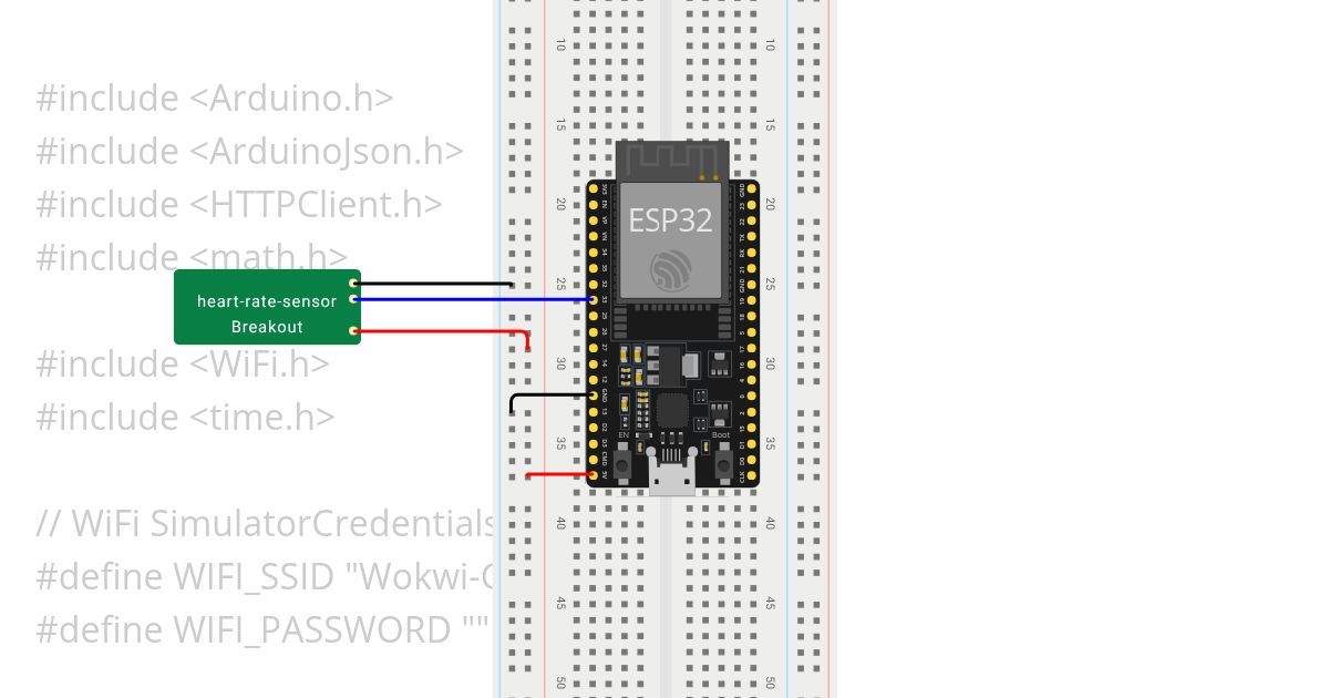 heart-rate-sensor simulation