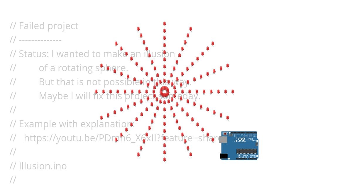 Failed project: Illusion simulation
