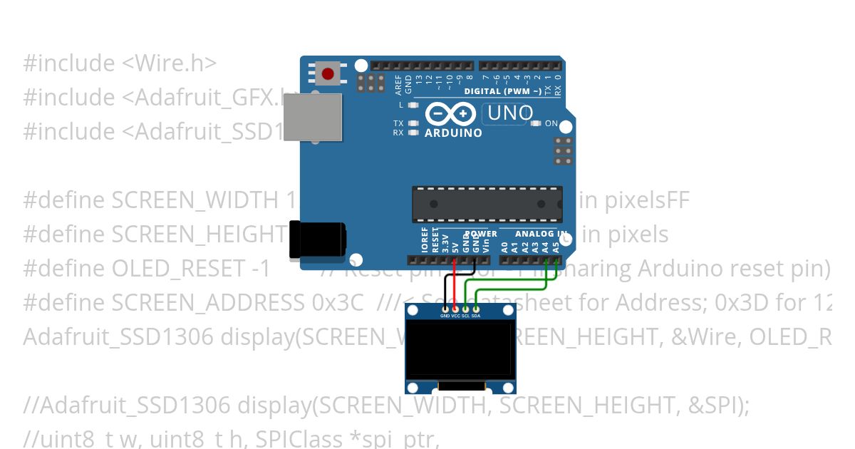 OLED Display - Eye Animation simulation