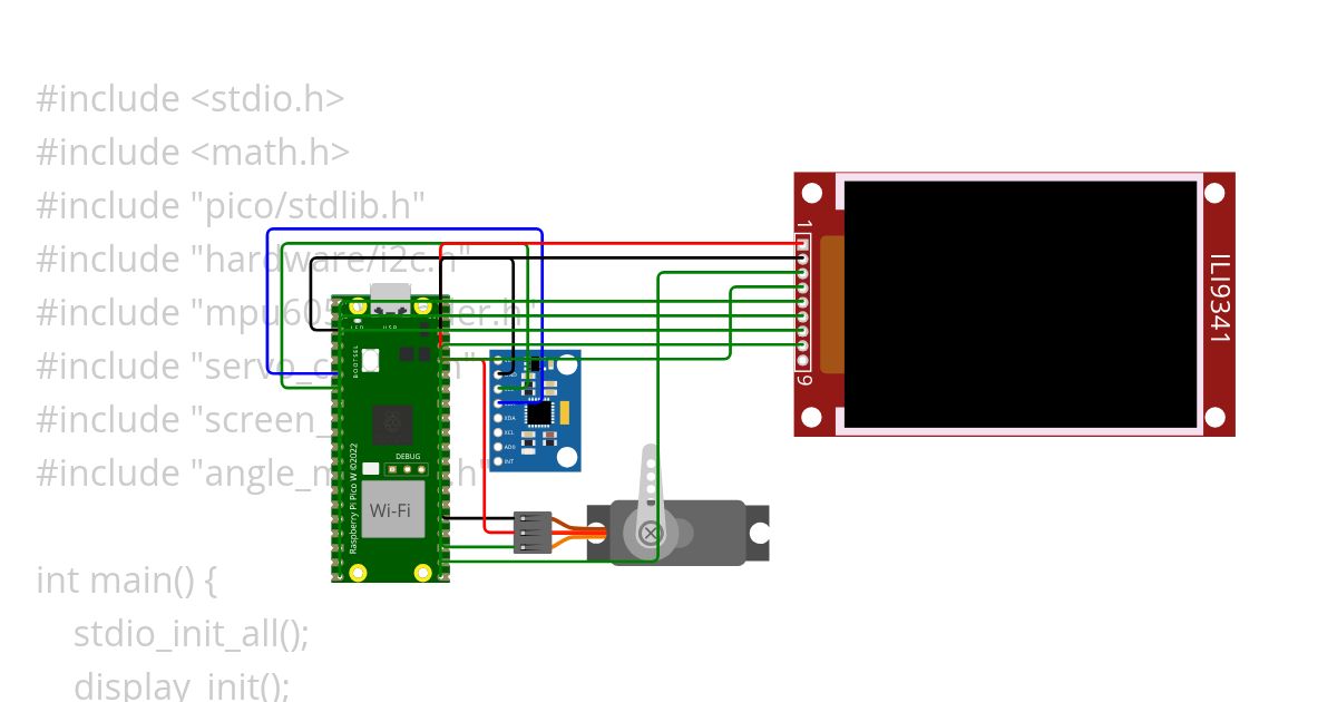 MP6050_lcd simulation