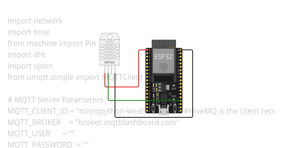 ESP32 MQTT simulation