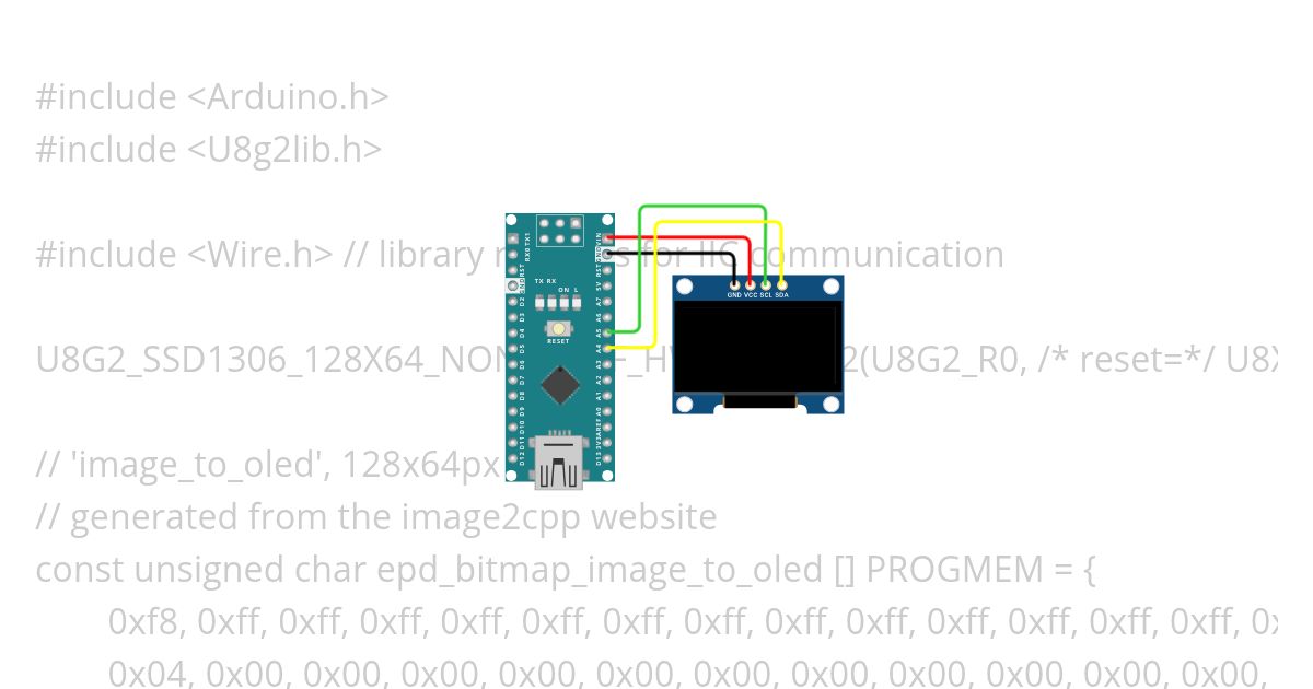 arduino nano oled simulation