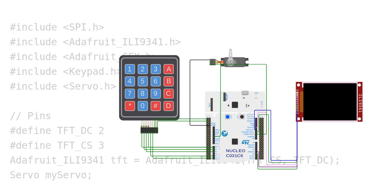 ST Nucleo - SPI Display Copy