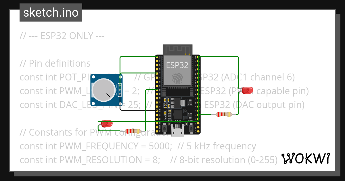 Wokwi - Online ESP32, STM32, Arduino Simulator