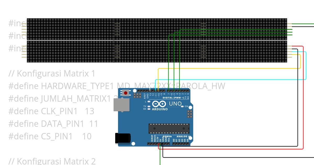 DOT MATRIX TEKS BERJALAN SATU ARAH  (TEST) Copy (2) simulation