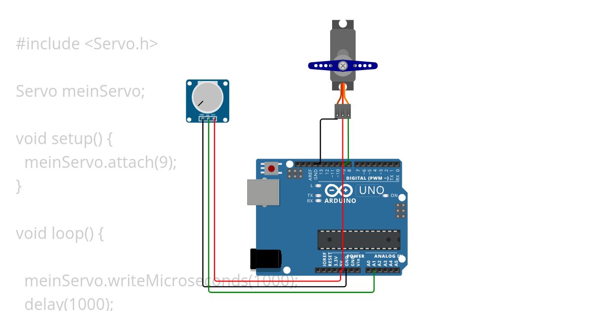 Servo simulation