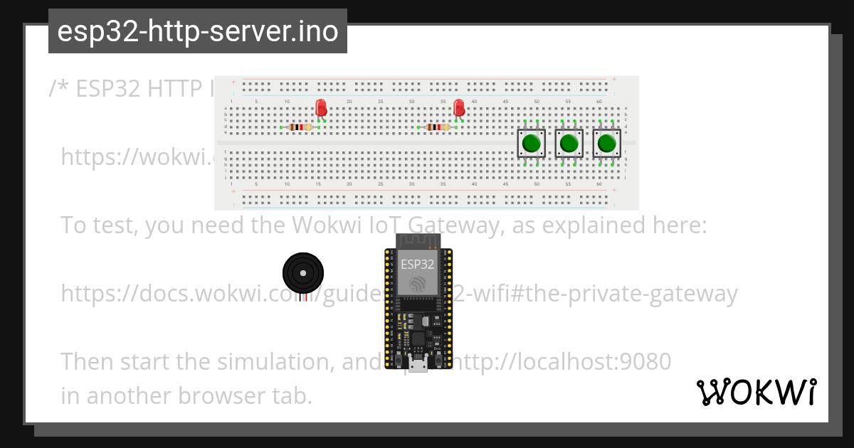 Wokwi - Online ESP32, STM32, Arduino Simulator