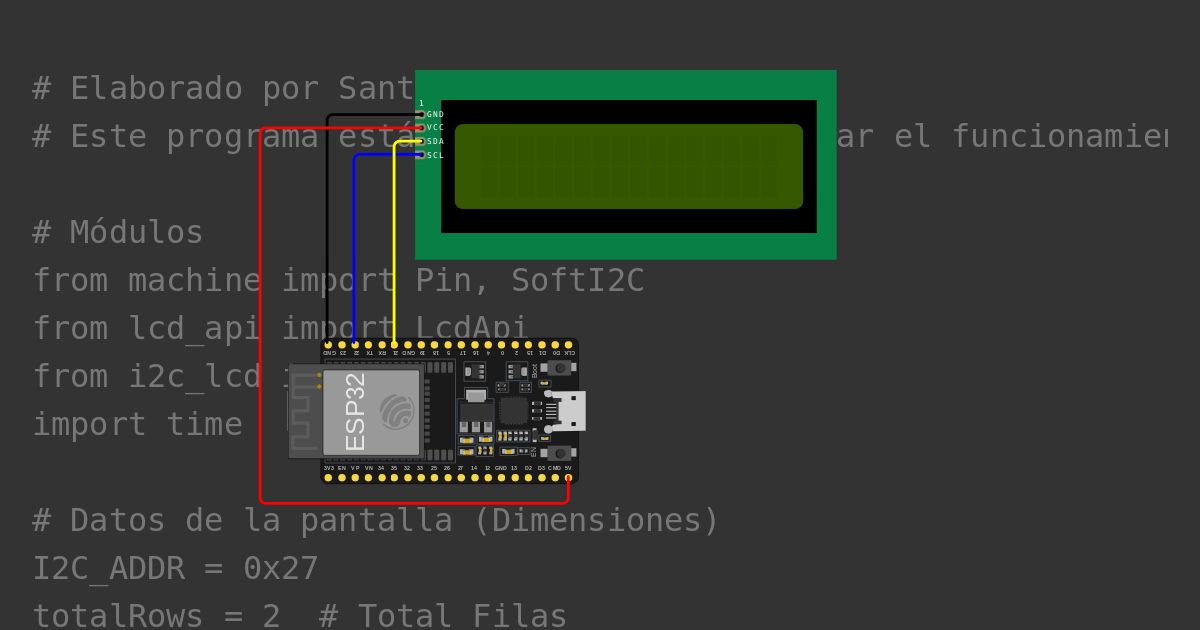  LCD 2 X 16 con I2C 