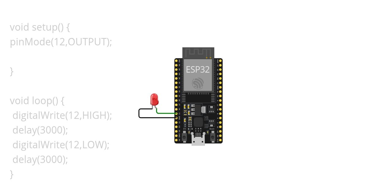 prender led simulation