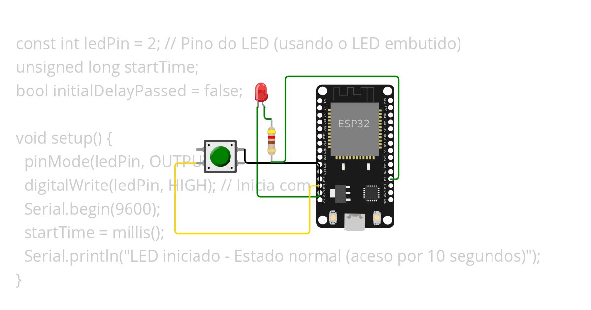 led piscando melhorado simulation