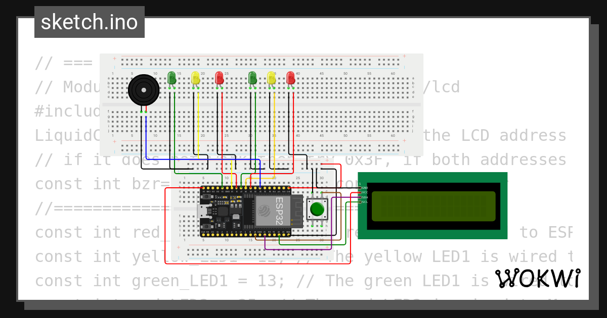 Wokwi - Online ESP32, STM32, Arduino Simulator