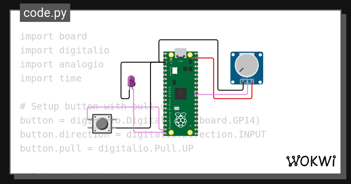 Wokwi - Online ESP32, STM32, Arduino Simulator image.