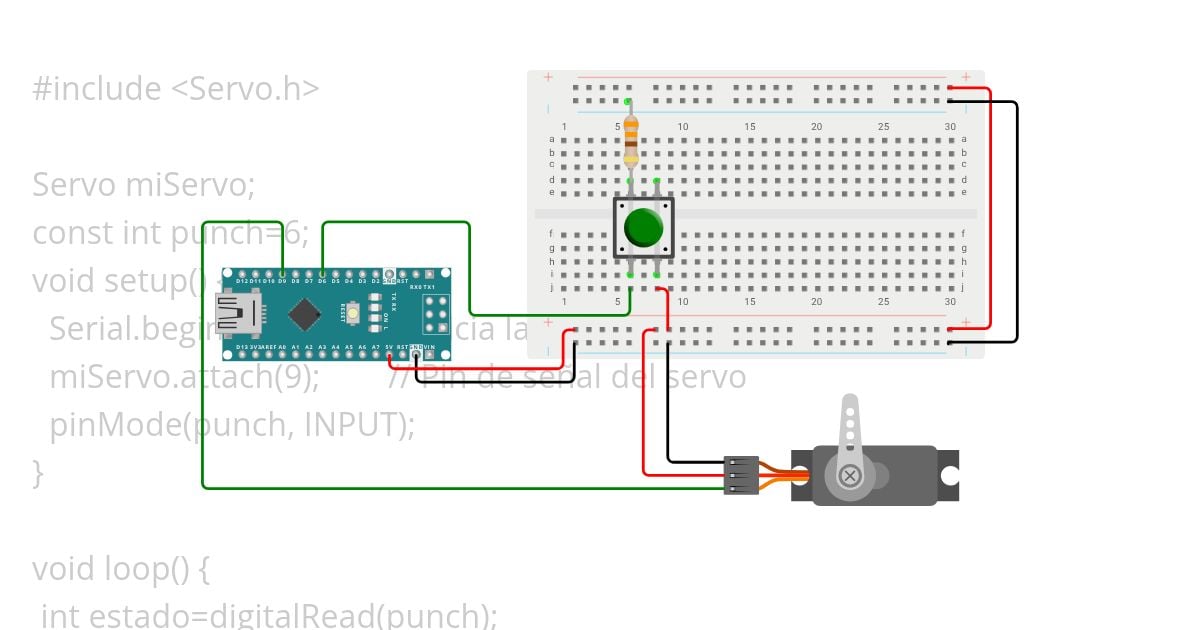 servo para  octavo v2 simulation