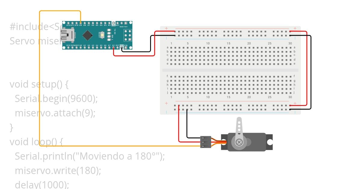 servo8 simulation