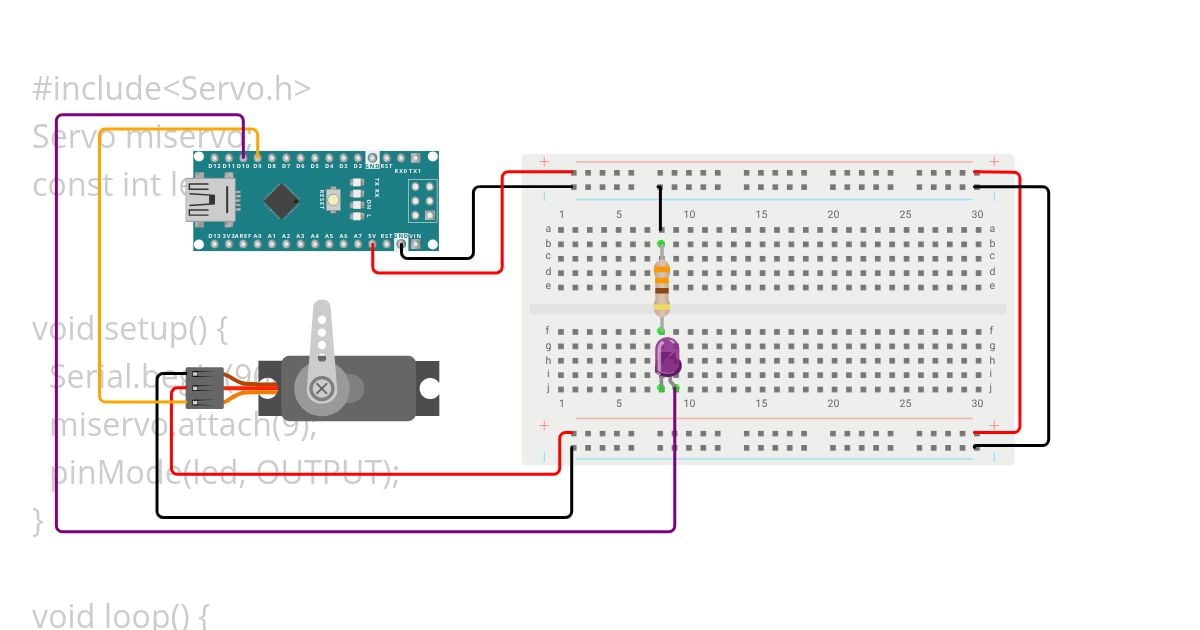 servo8° simulation