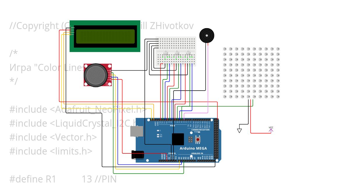 Color Lines simulation