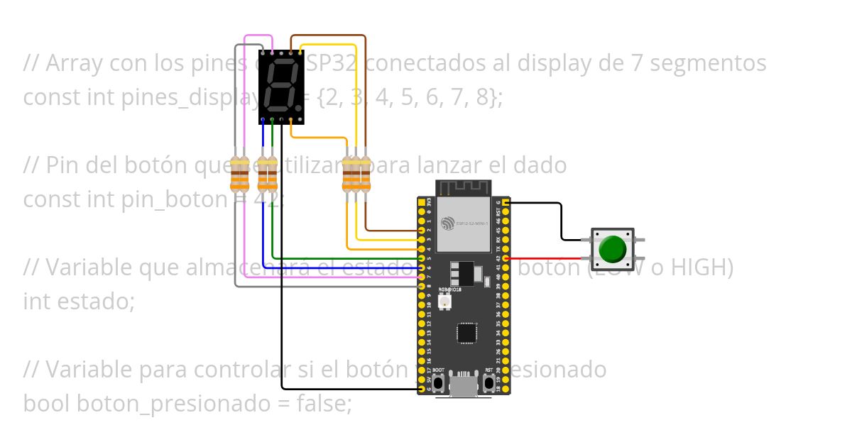 Dado ESP32 vCBM simulation